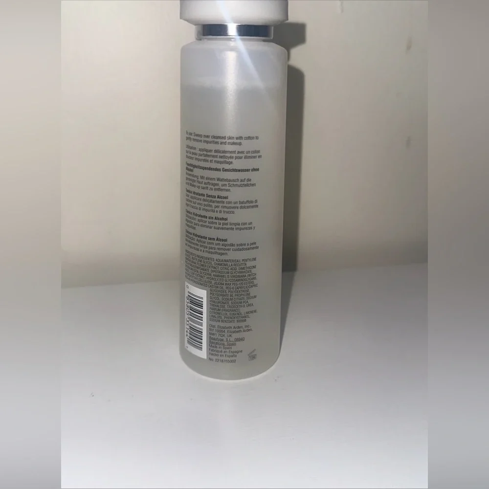 Elizabeth Arden Hydra-Splash Toner Bottle White Silver - Picture 3 of 4